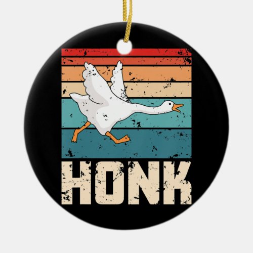 Kids Untitled Goose HONK Gamer  Ceramic Ornament