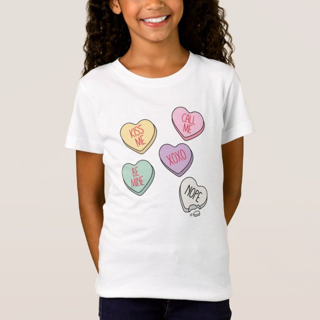Kids Valentine Heart Shirt (Front)