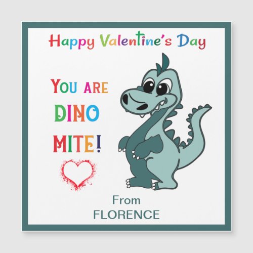 Kids Valentines Day Classroom Dinosaur _ dinomite 