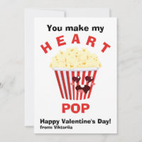 Kids Valentine's Day Cute Popcorn