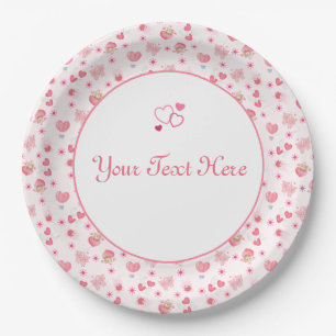 Kids Valentine's Day Paper Plates
