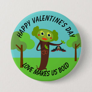 Kids Valentine's Holiday Button
