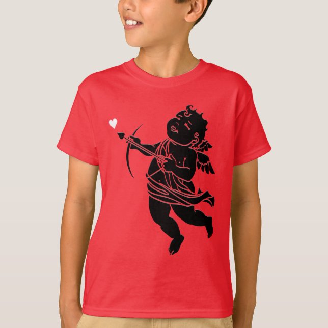 Kid's Valentine's T-Shirt Cupid Love Shirt Custom (Front)