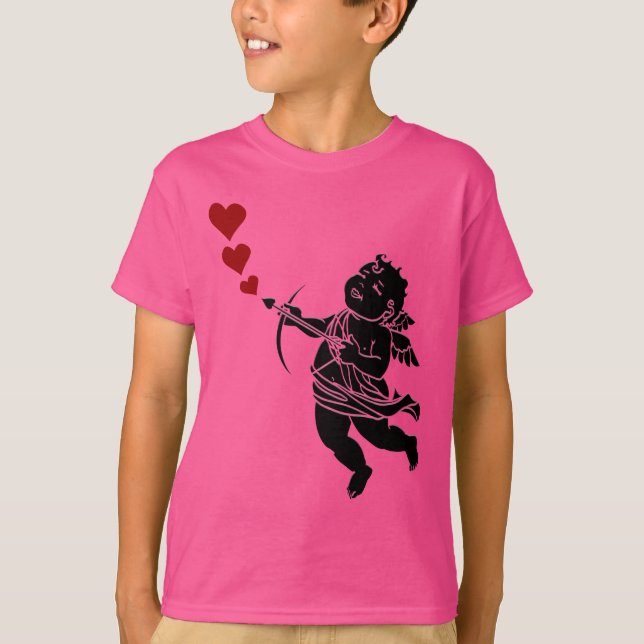 Kid's Valentine's T-Shirt Cupid Shirt Custom (Front)