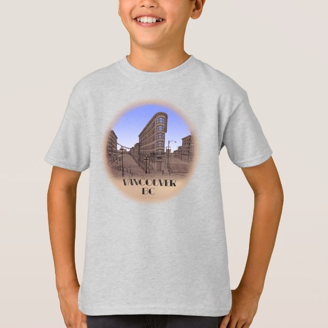 Kid's Vancouver Souvenir T-shirt Organic Tee Shirt (Front)