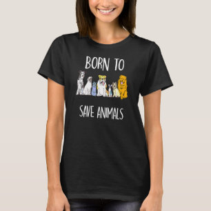 Kids Veterinarian For Women Men Kids Animal Rescue T-Shirt