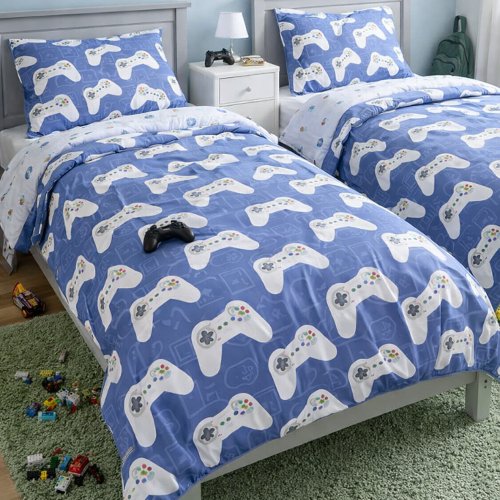 Kids Video Game Controllers Duvet Cover
