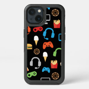 Kids Video Game Party Pattern Gamer iPhone 13 Case
