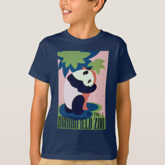 Kids Vintage WPA Brookfield Zoo Panda T shirt