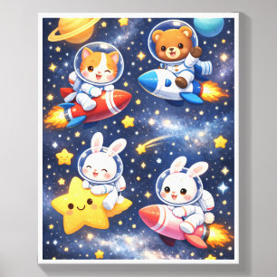 Kids Wall Art Bundle Printable Canvas Photo Tile