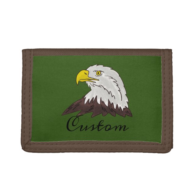 Kid's wallet with American eagle head drawing (Front)
