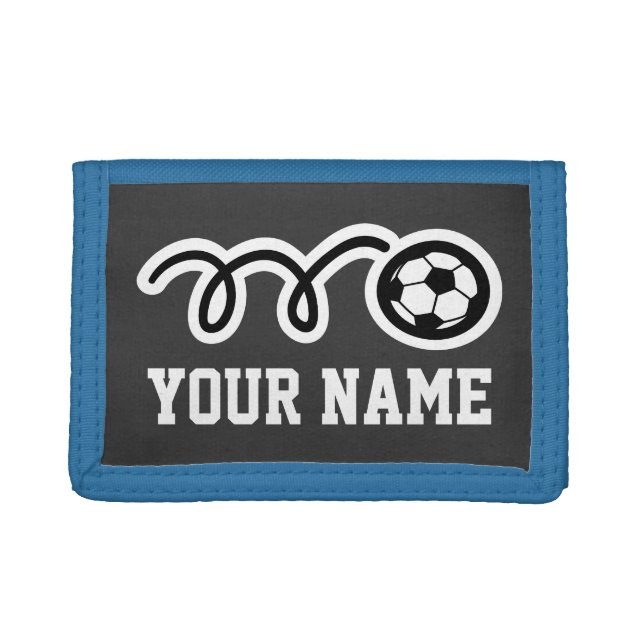 Kids wallets for boys and girls | Soccer sport (Front)