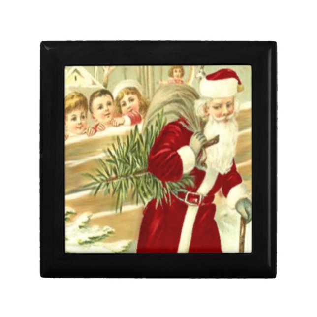 Kids Watching Santa Gift Box (Front)