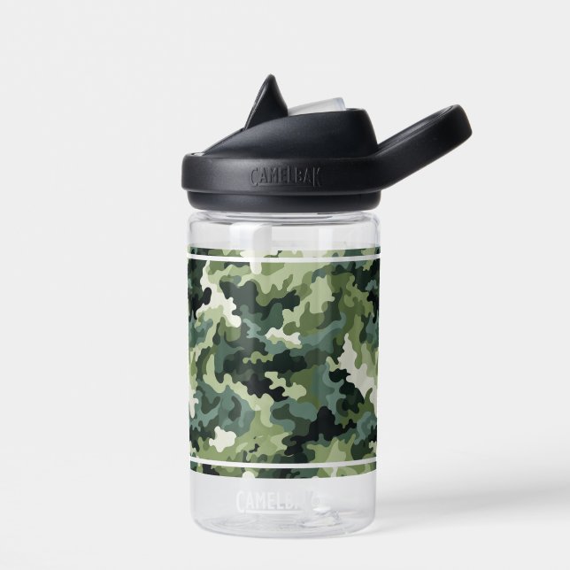 Kids Water Bottle Camo Print (Left)
