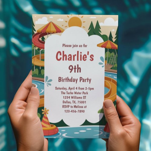 Kids Water Park Summer Birthday Party