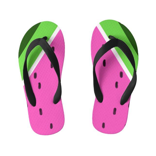 Kids Watermelon Flip Flops (Footbed)