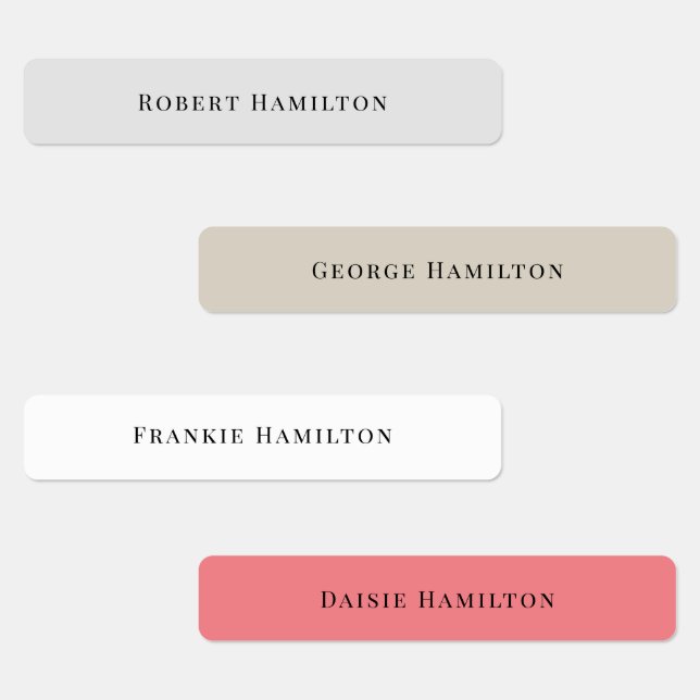 Kids Waterproof Name Custom Labels (Group)