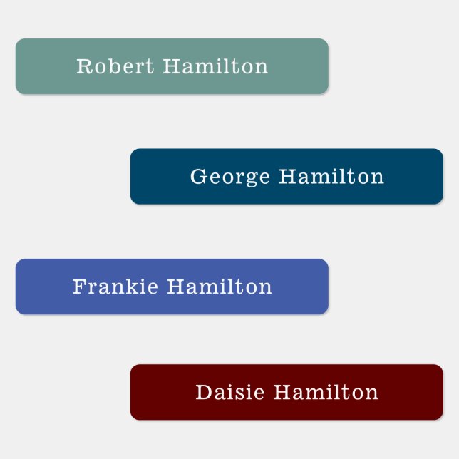 Kids Waterproof Name Labels (Group)