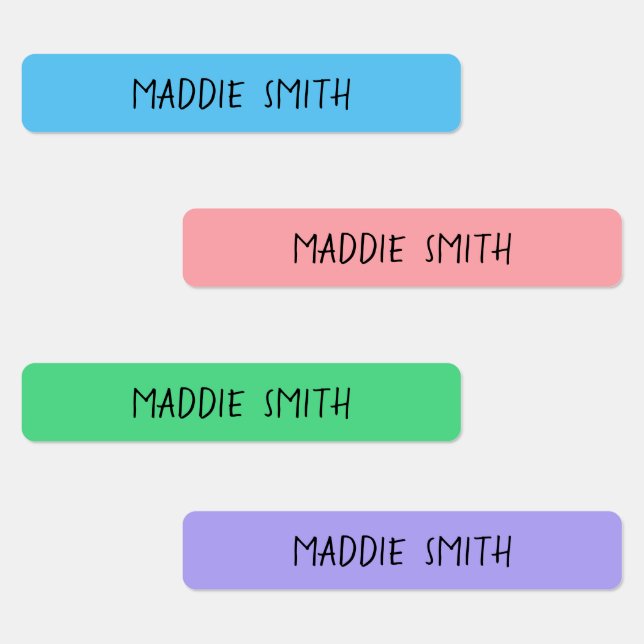 Kids Waterproof Name Labels (Group)