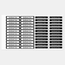 Kids Waterproof Name Labels – Modern Design