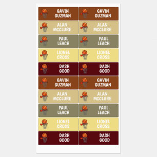 Kids Waterproof School Daycare Basketball Boys Kids' Labels