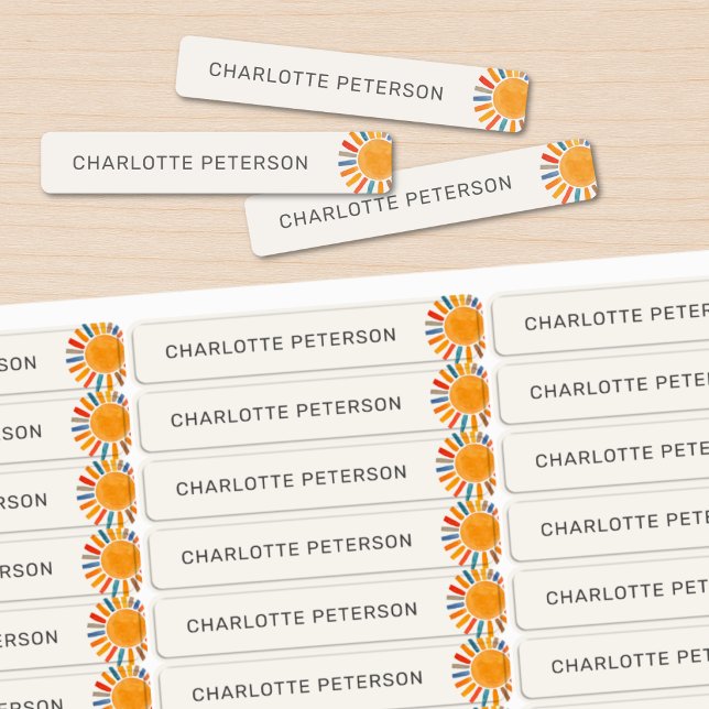 Kid's Waterproof Sun  Labels (Creator Uploaded)