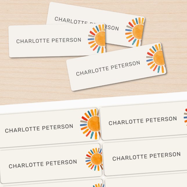 Kid's Waterproof Sun  Labels (Creator Uploaded)