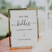 Kids Wedding Activity Sign – For the Kiddos