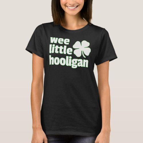 Kids WEE LITTLE HOOLIGAN Kids St Patricks Day Sh T_Shirt