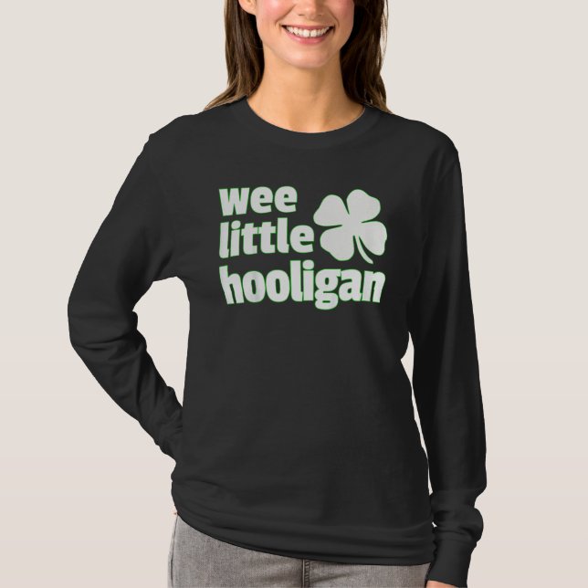 Kids WEE LITTLE HOOLIGAN Kids St. Patrick's Day T-Shirt (Front)