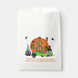 Kids Whimsical Gnomes Halloween Favor Bag