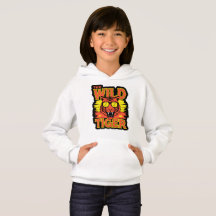 Kids' Wild Tiger Graphic Hoodie