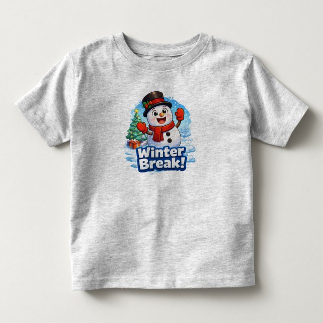 Kids Winter Holiday Gift Toddler T-shirt (Front)