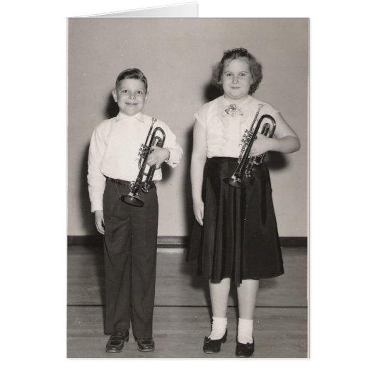 Kids with Trumpets Cards (Front)