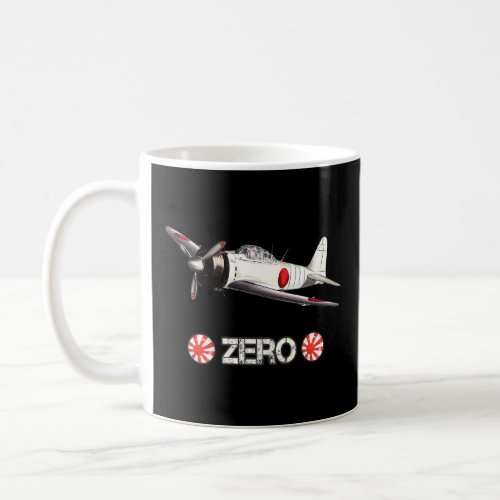 Kids World War 2 Japanese Aircraft Zero Fighter  Coffee Mug