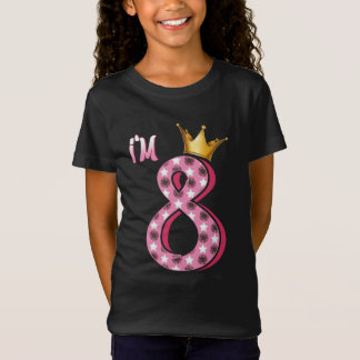 Kids Year Old Birthday Girl Kid 8yr 8th 8 Year Old T-Shirt