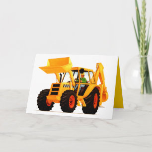 Kid's Yellow Digger Card