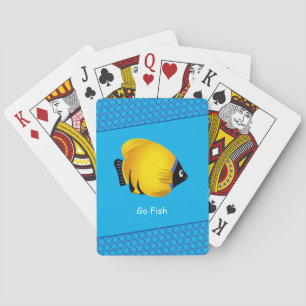 Kid's Yellow Fish Poker Cards