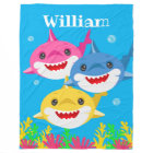 Kids Yellow Shark & Family Personalized
