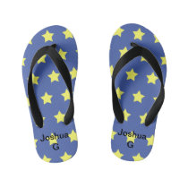 Kids yellow-star flip flops Kids yellow-star flip flops