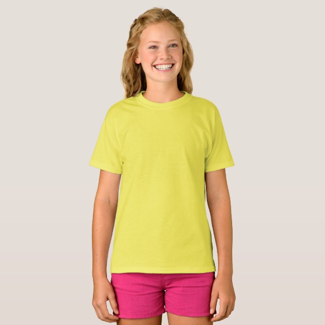 Kids Yellow T-Shirt / Customize (Front Full)