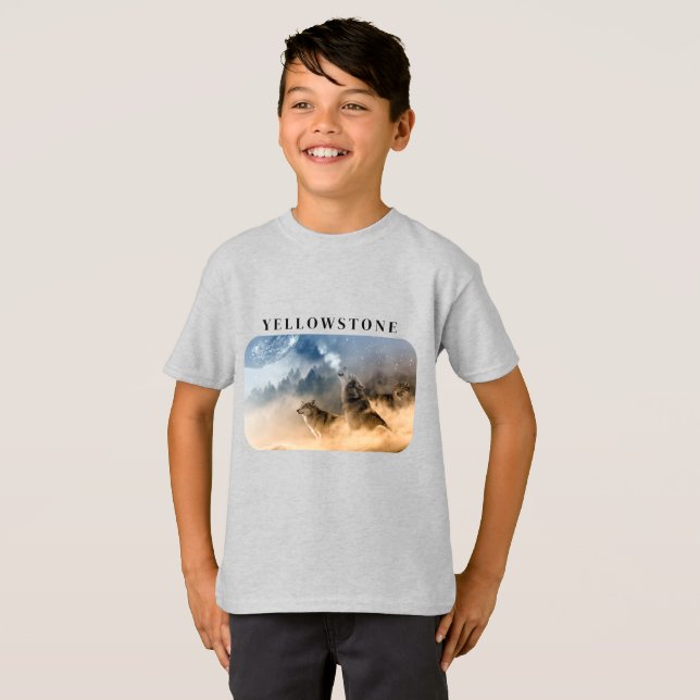 Kids Yellowstone T-Shirt (Front Full)