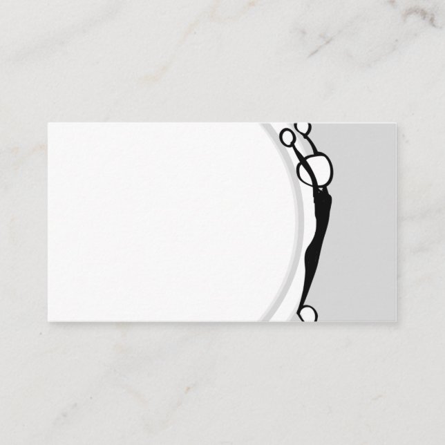 Kids Yoga Teacher Simple Business Card (Front)