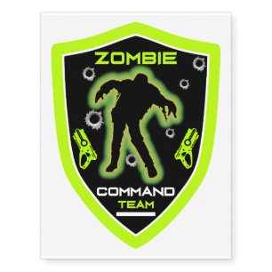Kids Zombie Party Temporary Tattoos