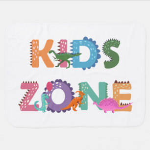 Kids Zone Dinosaurs Baby Blanket