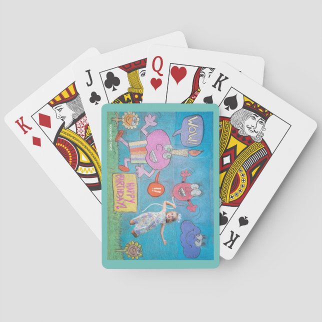 KidsArt for CHOC - Birthday Celebration Poker Cards (Back)