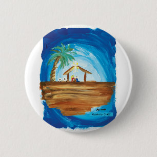 KidsArt for Choc - Peace on Earth Button