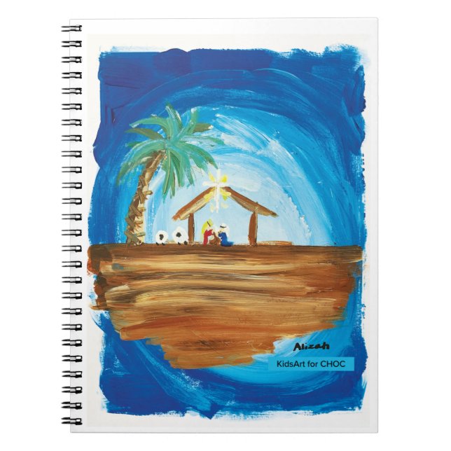 KidsArt for Choc - Peace on Earth Notebook (Front)