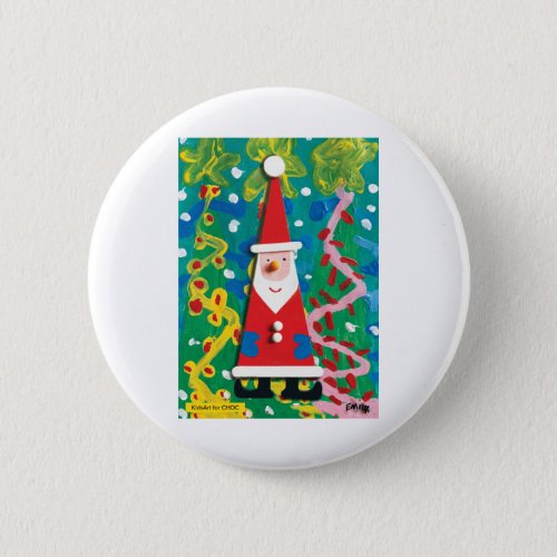 KidsArt for CHOC _ Santas Winter Wonderland Button