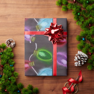 KidsArt for CHOC - Shine Bright Christmas Lights Wrapping Paper